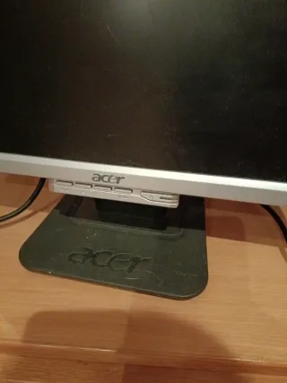 Pantalla Acer 19 Plata/Negro