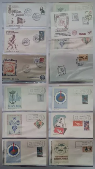 Álbum Sobres Primer Día y Postales LEER DESCRIPCIO