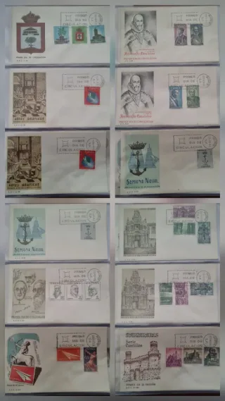 Álbum Sobres Primer Día y Postales LEER DESCRIPCIO