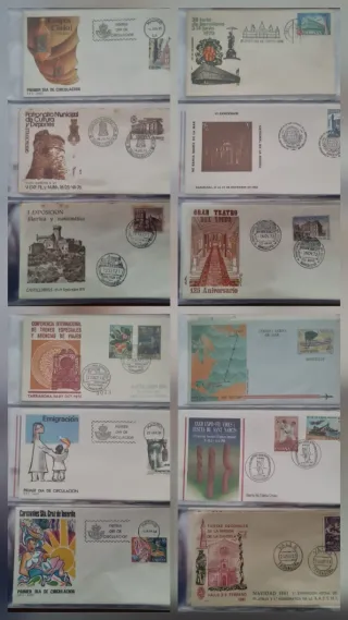 Álbum Sobres Primer Día y Postales LEER DESCRIPCIO