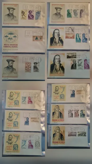 Álbum Sobres Primer Día y Postales LEER DESCRIPCIO