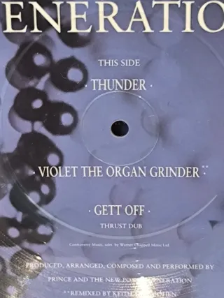 PRINCE Thunder Picture Disc Edición Coleccionista