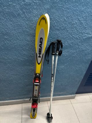 Esquís Head Carve 110cm con Bastones Salomon