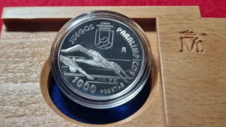 1000 Pesetas Plata 1996 Juan Carlos I