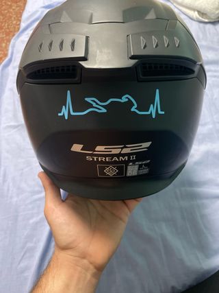 Casco LS2 STREAM 2 Negro Mate