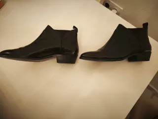 Botines Massimo Dutti - Talla 37 Negros