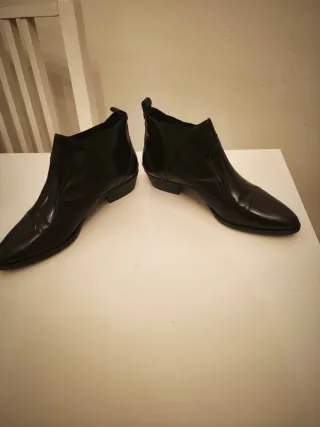 Botines Massimo Dutti - Talla 37 Negros