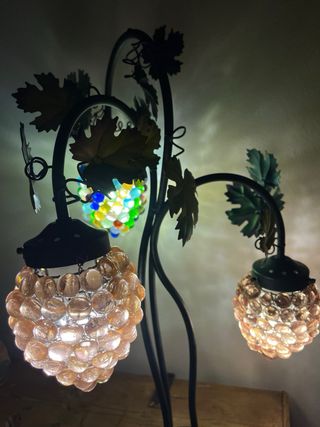 Lampada da tavolo vetro Murano grappolo