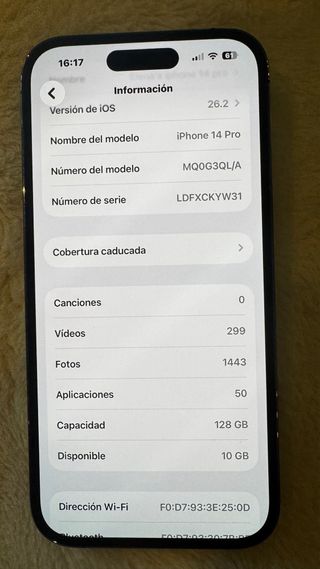 iPhone 14 Pro 128GB morado