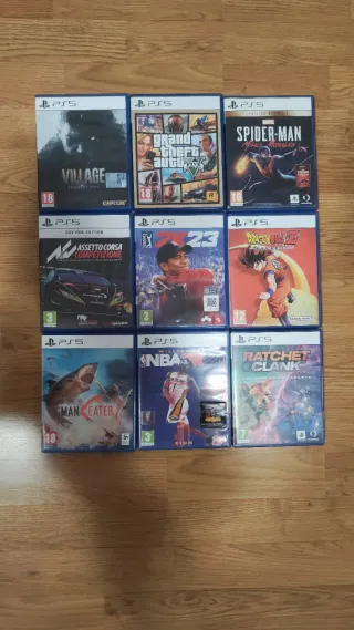 9 Giochi PS5 (PREZZI INDIVIDUALI NELL'ANNUNCIO)