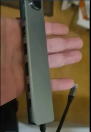 Hub USB C 8 en 1 AMMITOO 4K HDMI,USB,Lector Tarjet