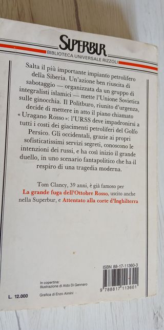 Tom Clancy Uragano Rosso