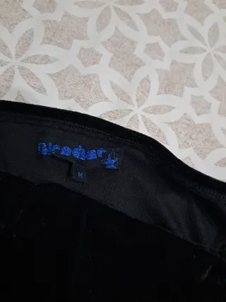 Vestido fiesta corto terciopelo negro