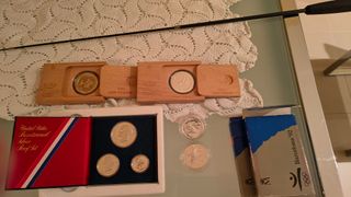 Lote de monedas conmemorativas y proof