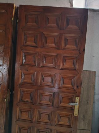 Puertas rústicas castellanas madera