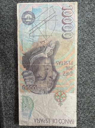 Billete 10000 Pesetas España 1979