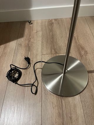 Lámpara de pie Ikea Beige/Plata