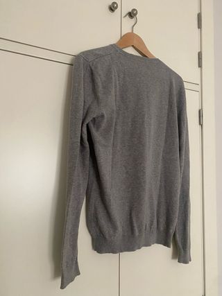 Jersey Pull&Bear cuello redondo gris talla M