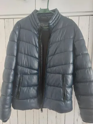Chaqueta acolchada Guess azul hombre