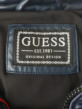 Chaqueta acolchada Guess azul hombre