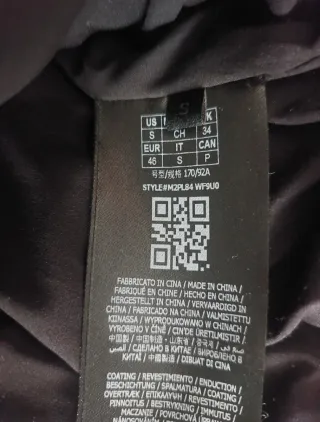 Chaqueta acolchada Guess azul hombre