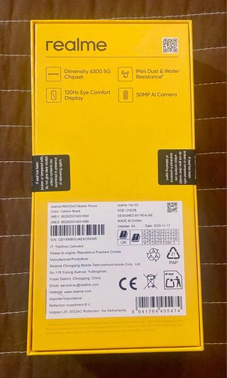 Móvil Realme 14 5G Nuevo Precintado