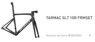 Specialized Tarmac SL7 T.52