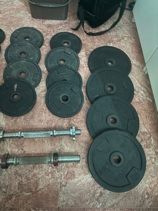 Banco de Pesas Technofit + Mancuernas