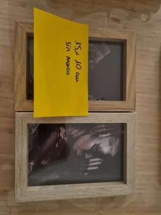 10x Marcos de madera varios tamaños