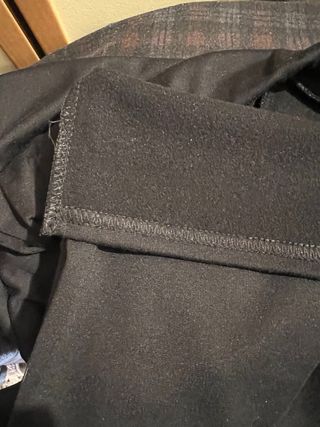 Pantaloni felpati donna neri