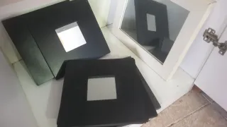 Espejos Ikea Negros y Blancos