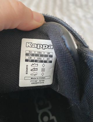 Scarpe alte Kappa uomo nere