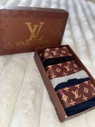 Caja Louis Vuitton Marrón y Dorada