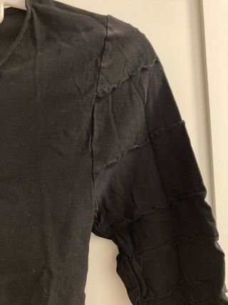 Camiseta negra manga 3/4