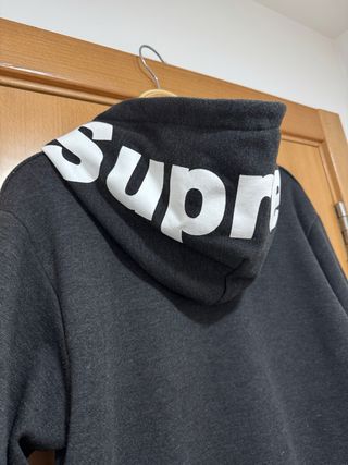 Sudadera Supreme gris talla S