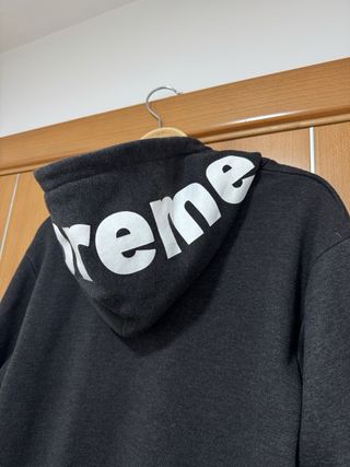 Sudadera Supreme gris talla S