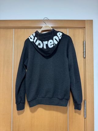 Sudadera Supreme gris talla S