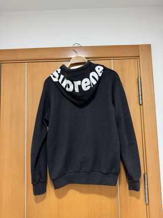 Sudadera Supreme gris talla S