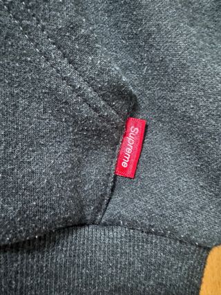 Sudadera Supreme gris talla S