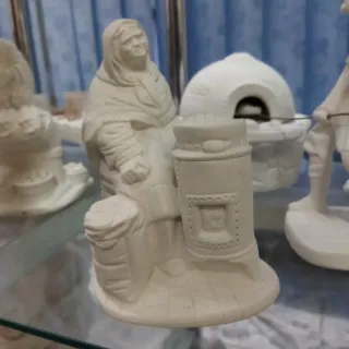 Figura Castañera terracota