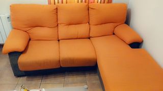 Sofá cheslong con almacenaje