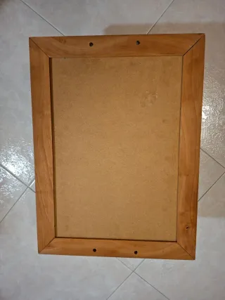 Vassoio decorativo artigianale legno vetro