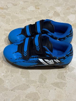 Botas Futbol Niño Azul