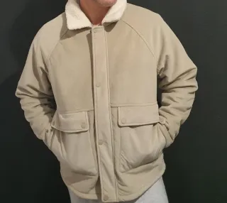 Cazadora Álvaro Moreno Sherpa Beige
