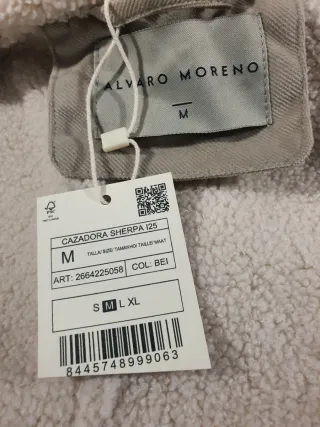 Cazadora Álvaro Moreno Sherpa Beige