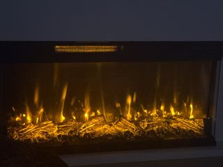 Estufa efecto chimenea nueva