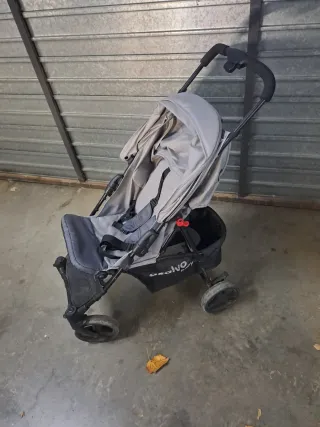 Cochecito bebé Asalvo gris