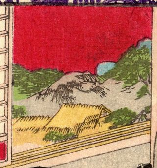 Xilografía erótica japonesa Shunga 1861