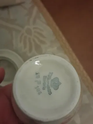 Teiera e lattiera antiche porcellana