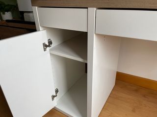 Escritorio Ikea MICKE Blanco y Negro